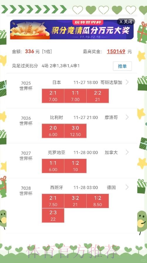 世界杯盘口官网热门